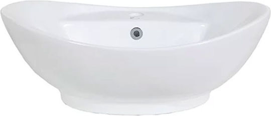 KLP Royal Deasupra Blatului Chiuvetă Porțelan 59x40x22cm Alb