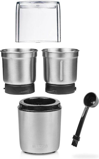 Princess Elektrischer Kaffeemühle 200W mit einer Kapazität von 70gr Braun