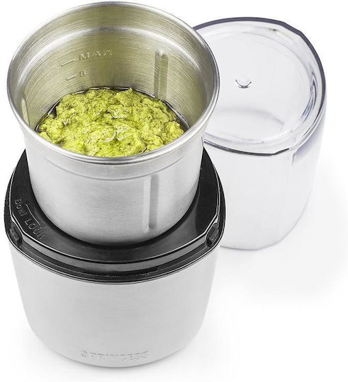 Princess Elektrischer Kaffeemühle 200W mit einer Kapazität von 70gr Braun