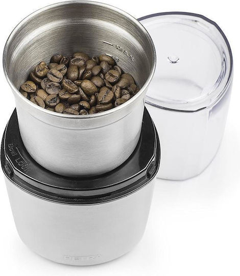 Princess Elektrischer Kaffeemühle 200W mit einer Kapazität von 70gr Braun