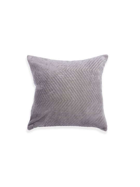 Nef-Nef Homeware Sofa Cushion Dakari Fleece Brown 99 45x45cm