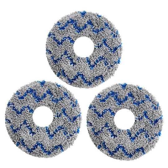 3 Pieces Mop Ecovacs Deebot T50 Pro T50 Pro Omni T50 Max Pro Omni T50 Omni Replacement Parts Blue Wave