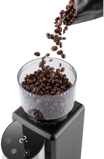ETA Râșniță Electrică de Cafea 200W cu Capacitatea de Măcinare a Boabelor 250gr și 35 Nivele de Măcinare Maro