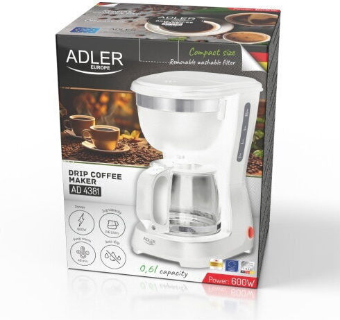 Adler Καφετιέρα Φίλτρου 600W