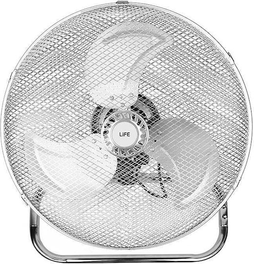 Life Grecale Πολυμορφικός Ανεμιστήρας 50W Διαμέτρου 45cm Μαύρος