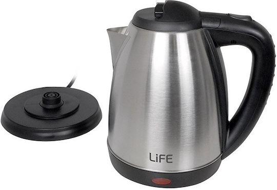 Life WK-001 Електрическа Кана 1.8л 2200W Сребриста