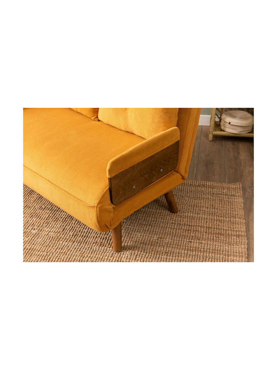 Cosmo Cu două locuri Canapea Pat Mustard 120x78x82cm.