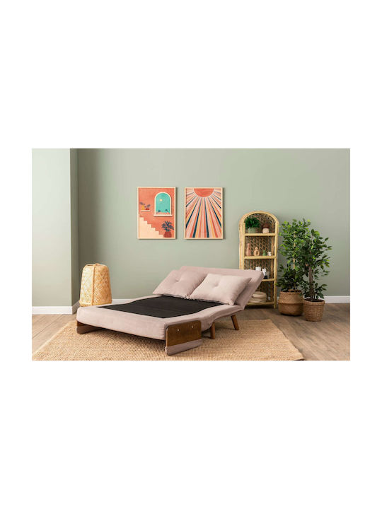 Cosmo Two-Seater Couch Bed Bohemian Mink 120x78x82cm