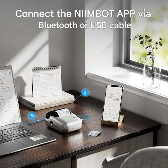 Преносим Принтер за етикети Bluetooth 203 dpi