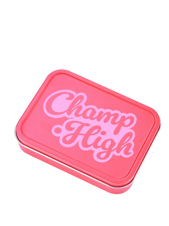 Champ High Pinky Πλαστικό Κουτί Αποθήκευσης με Καπάκι