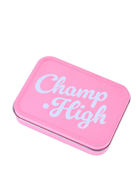 Champ High Pinky Πλαστικό Κουτί Αποθήκευσης με Καπάκι