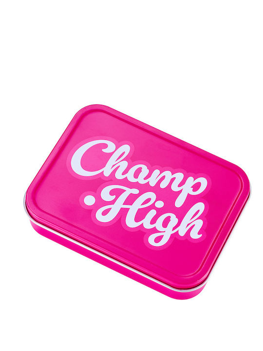 Champ High Pinky Πλαστικό Κουτί Αποθήκευσης με Καπάκι