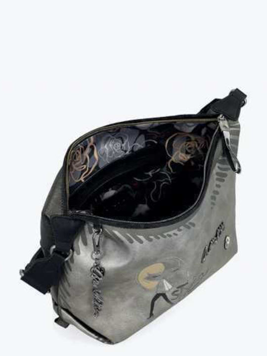 Nature Women's Messenger Bag Grey / Black