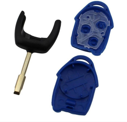 Carcasă cheie auto cu lamă cu 3 butoane Tip pentru Ford
