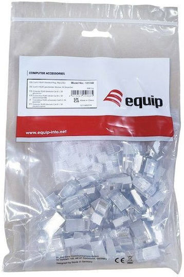Equip Βύσμα RJ-45 50τμχ Γκρι (121148)