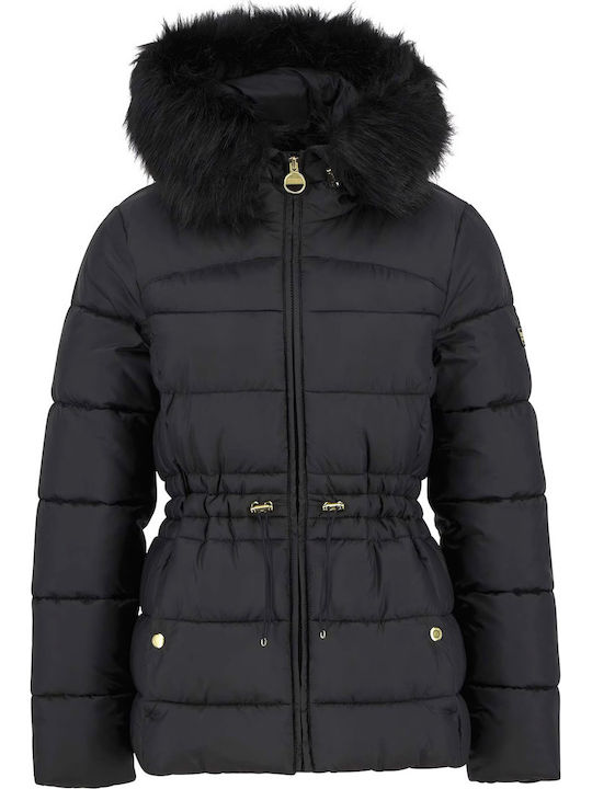 Γυναικείο Puffer Μπουφάν για Χειμώνα Black