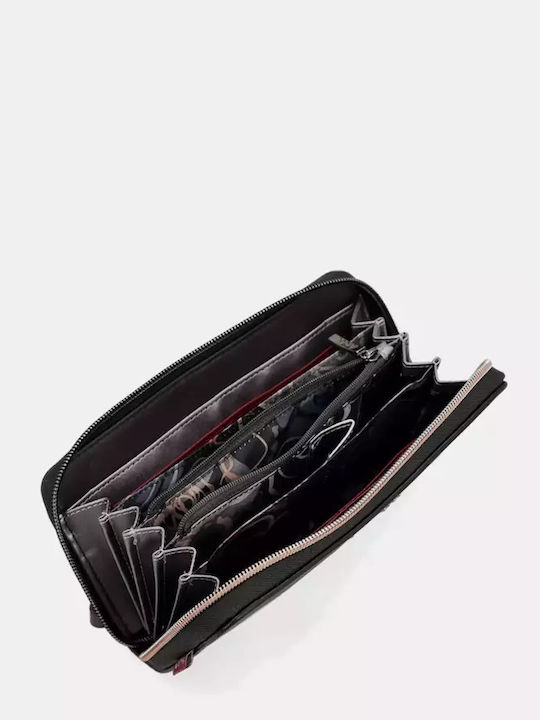 Large Women's Wallet Classic with RFID Black