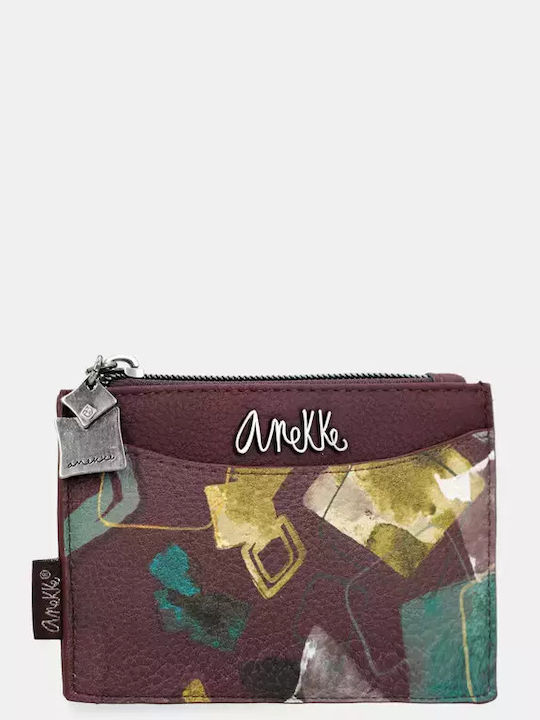 Small Fabric Women's Wallet Classic Burgundy