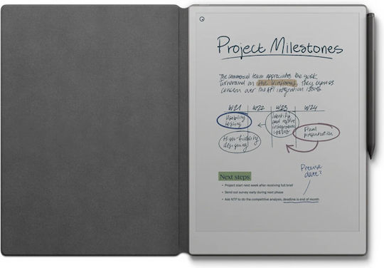 reMarkable Paper Pro 11.8" (64GB) With Marker Plus And Book Folio Gray
