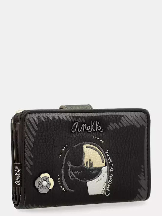Small Fabric Women's Wallet Classic with RFID Black