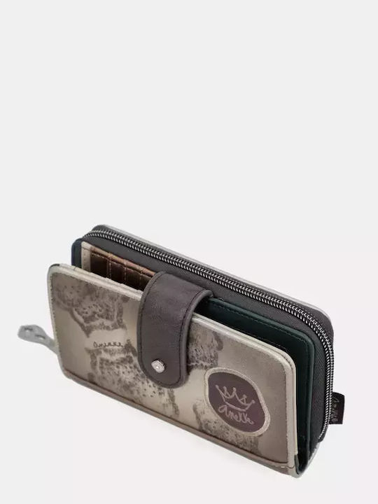 Large Women's Wallet Classic with RFID Beige