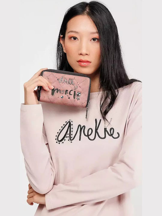 Large Women's Wallet Classic with RFID Pink