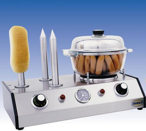 Johny Ak/1-ep3 Commercial Hot Dog Machine with Bread Warmer 2kW