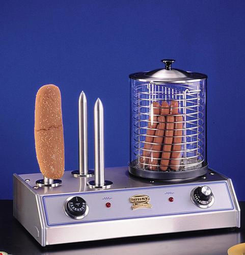 Johny Ak/1-ap3 Commercial Hot Dog Steam Machine with Bread Warmer 2kW