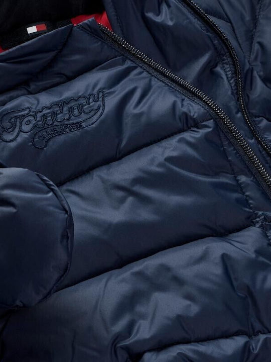 Tommy Hilfiger Body pentru Bebeluși de Ieșire Mânecă lungă Dark Blue