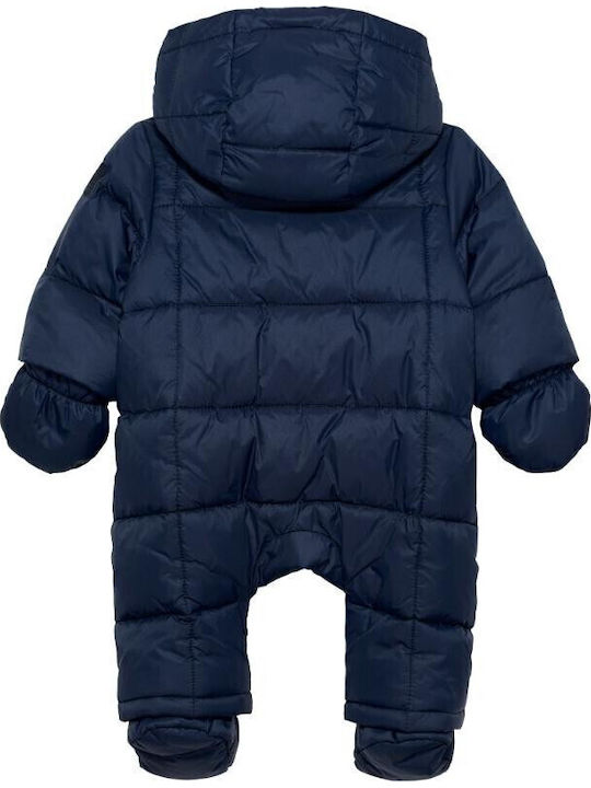 Tommy Hilfiger Body pentru Bebeluși de Ieșire Mânecă lungă Dark Blue