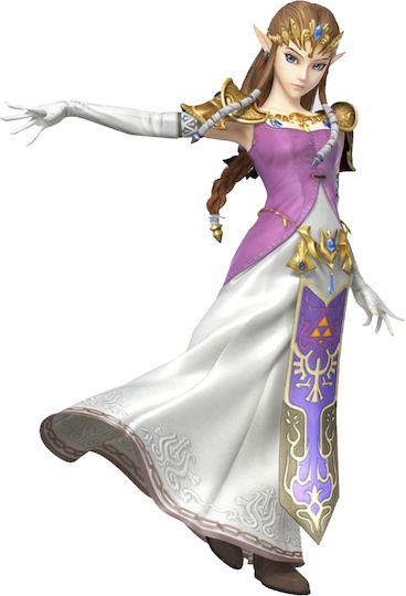 Nintendo Amiibo Super Smash Bros Zelda Character Figure for 3DS