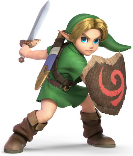 Nintendo Amiibo Super Smash Bros Young Link No 70 Character Figure for Switch/Wii U