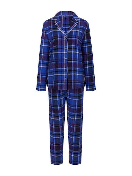 Triumph Set Pijamale pentru Femei Dark Blue Boyfriend Pw 01 X