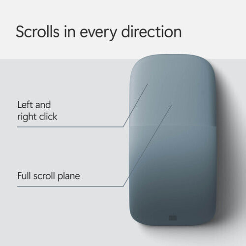 Microsoft Surface Arc Kabelloses Bluetooth Mäuse Blau