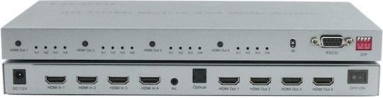 Anga Hdmi Матрица Ps-m0404b 4×4 Поддържа 4k @30hz