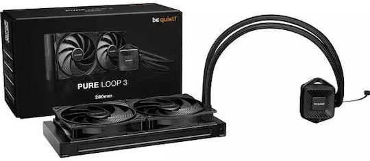 Be Quiet Pure Loop 3 Охлаждане AIO CPU с 2 вентилатора 140mm