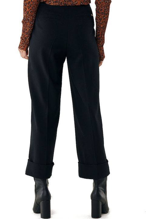 Women's Fabric Trousers Black