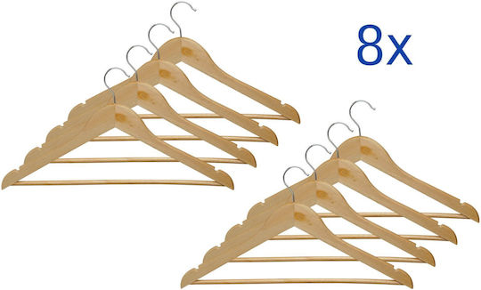 Maul Clothes Hanger Beige 9453370 8pcs