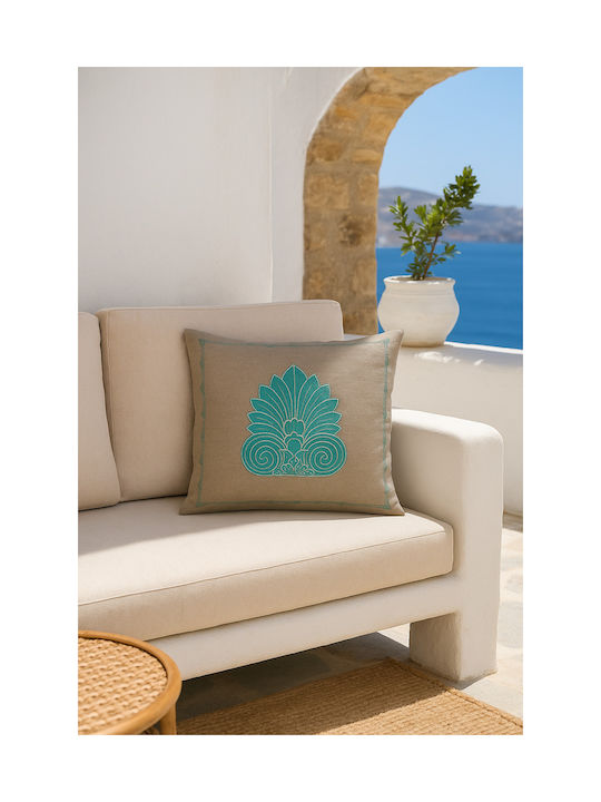 F&L Turquoise Decorative Pillow Case 45x45cm