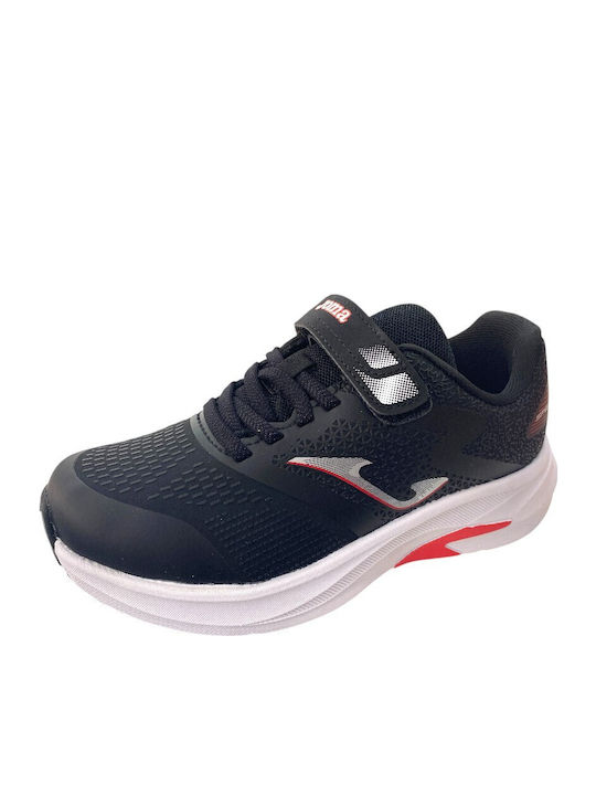 Speed Jr Kids Sneakers with Hoop & Loop Closure Black