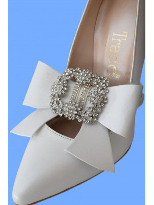 Pumps mit hohem Absatz Weiß