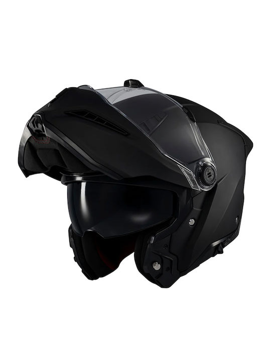 Axxis Ghostfighter A1 Black Matt Κράνος Μηχανής Flip-Up ECE 22.06 1750gr με Sunvisor