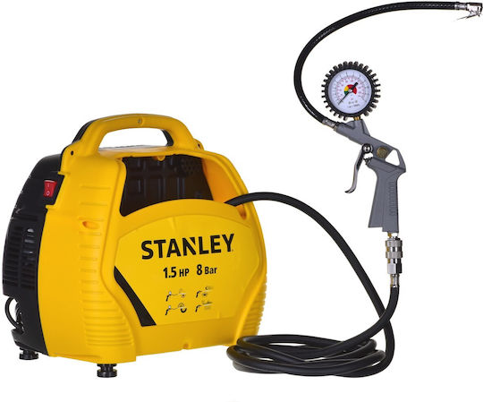 Stanley Τρόμπα Αυτοκινήτου Oilfree Air Kit Επαναφορτιζόμενη χωρίς Μπαταρία 230V