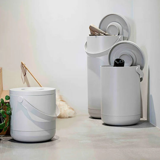Zone Denmark Plastic Bathroom Basket 15lt Gray