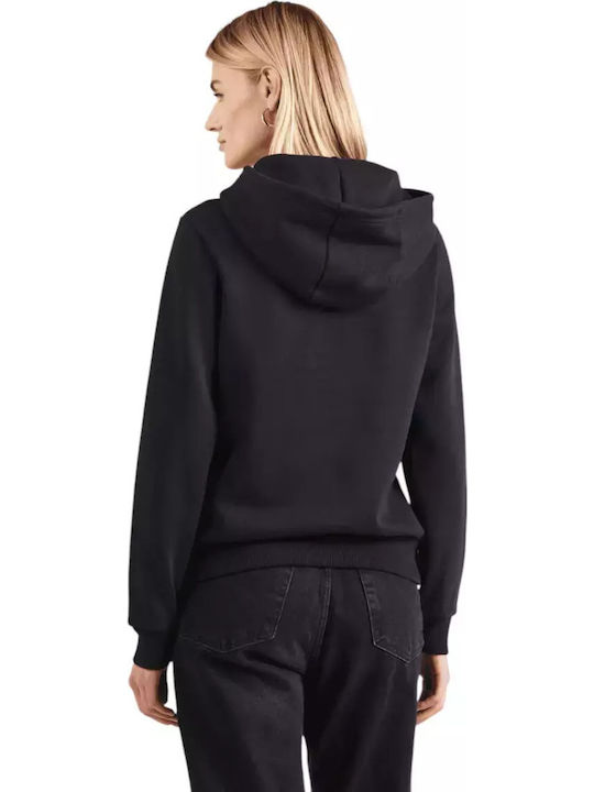Women's Sweatshirt Hooded Black