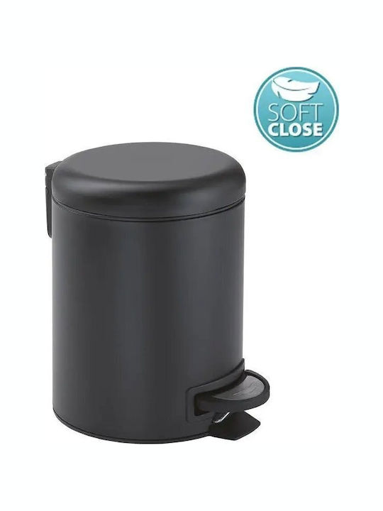 Gedy Inox Bathroom Basket 3lt Black