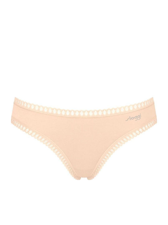Βαμβακερά Femei Slip 3Pack Beige