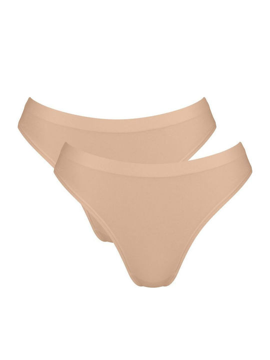 Go Sense High Women's Slip 2Pack Beige