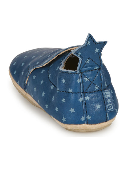 Bonton Baby Hausschuhe Blau