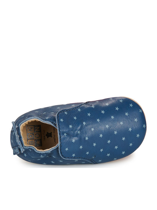 Bonton Baby Hausschuhe Blau